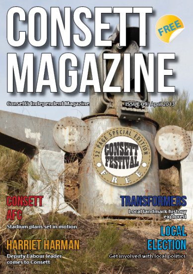 Consett Magazine April Issue 9 - Front Coverl