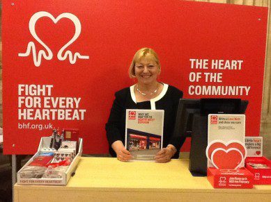 Pat Glass and the British Heart Foundation