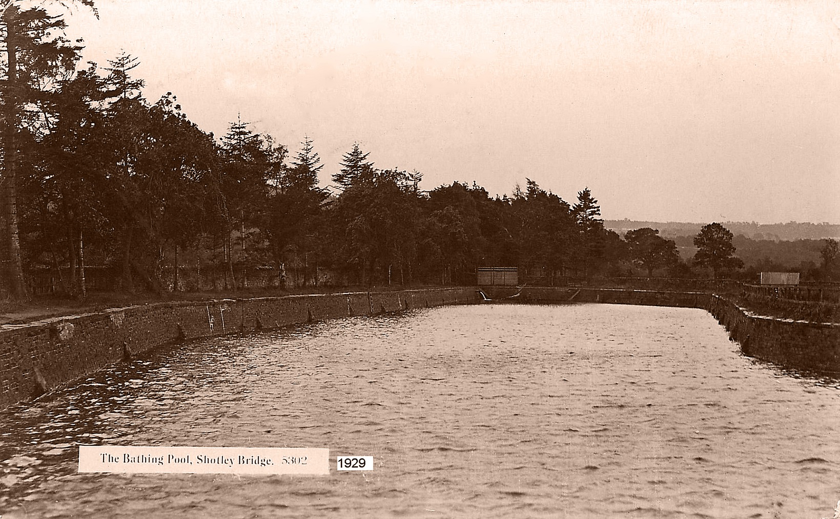 Rivers and Pools - Bathing Pool Shotley Bridge 1929-2