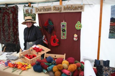 One of the many craft stalls that will feature woolen materials .
