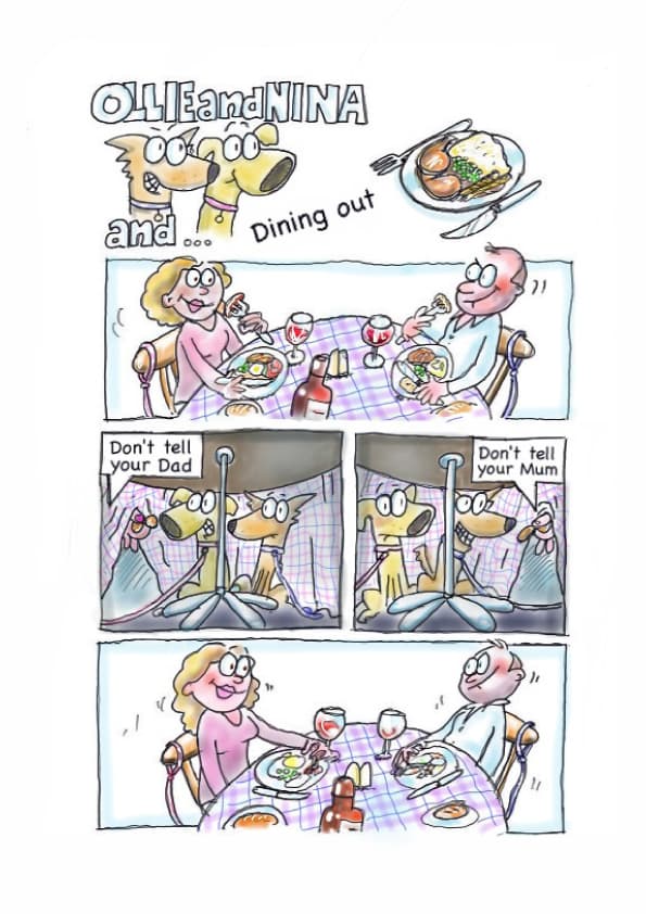 Ollie and Nina – Dining Out – By Neil Sullivan