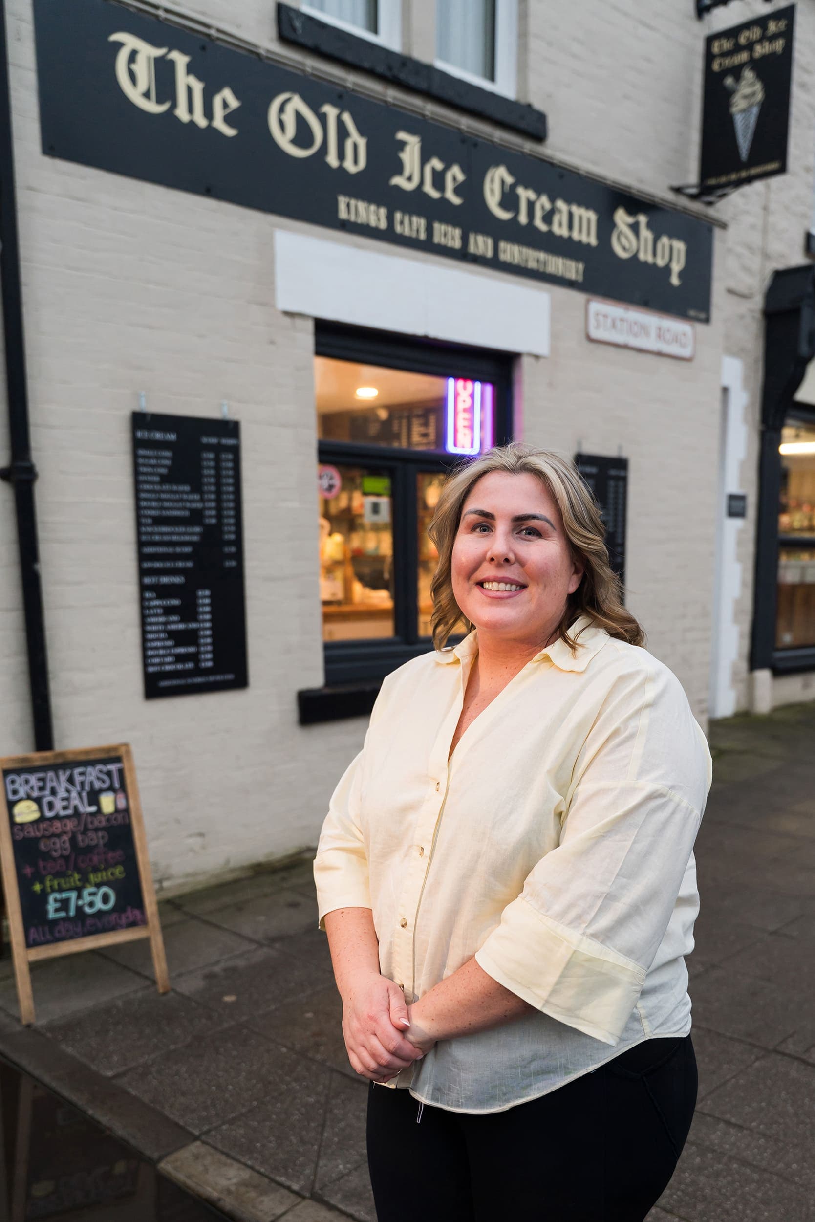 Sarah Revives Historic Ice Cream Shop with Family Roots