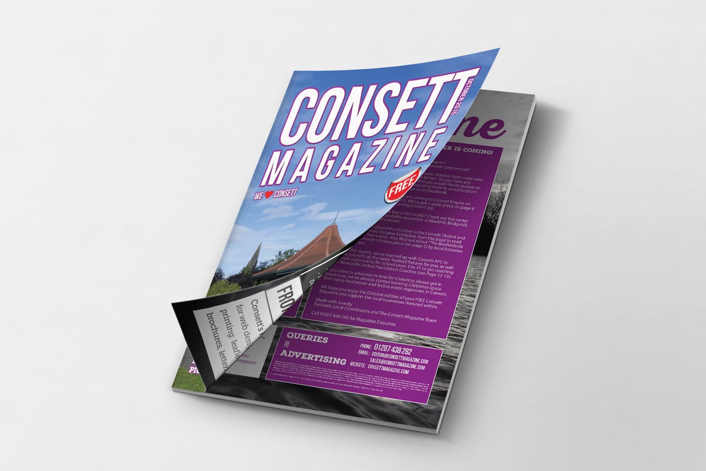 Consett Magazine October 2015 Editorial