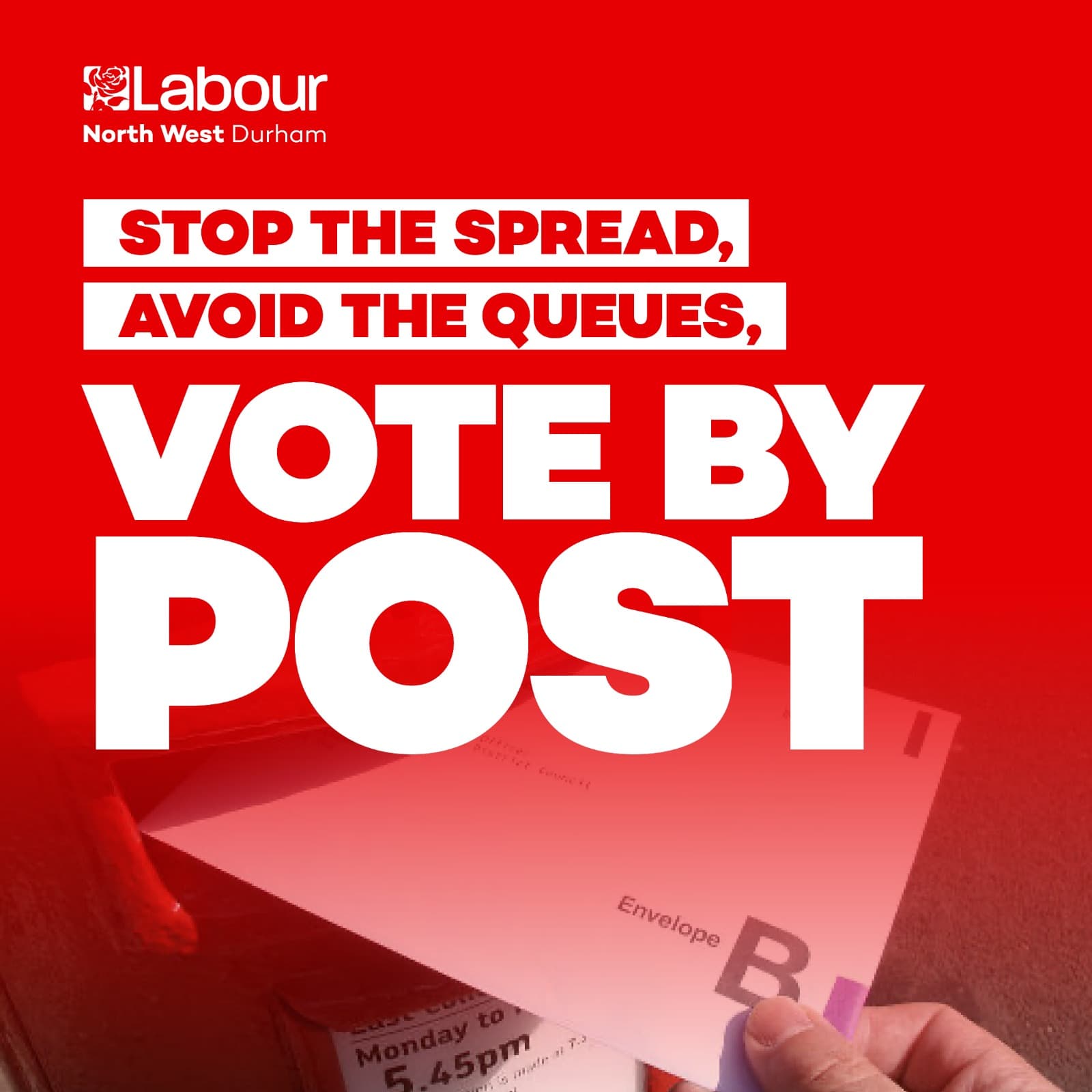 Labour Urges Local Residents to Sign Up for Postal Votes Ahead of the May County Council Elections