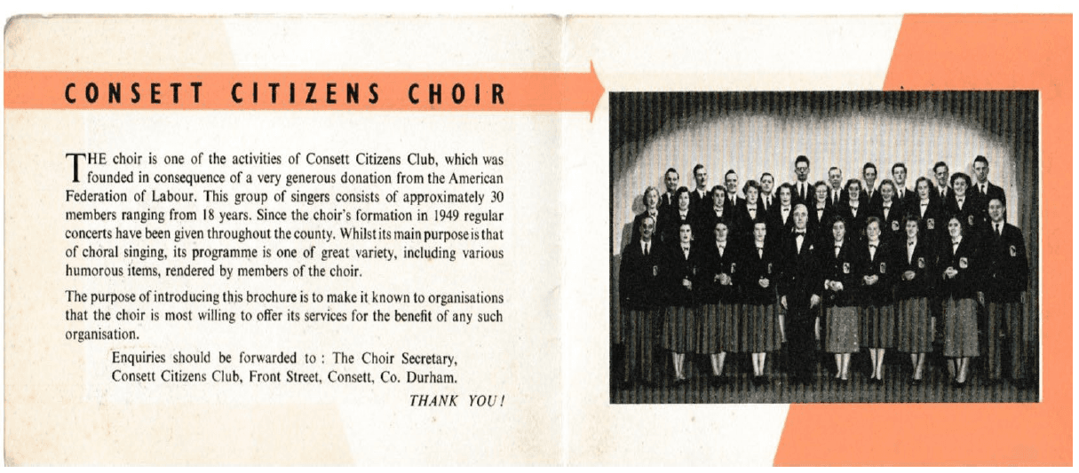 America’s Gift to Consett: The Citizens Club Story