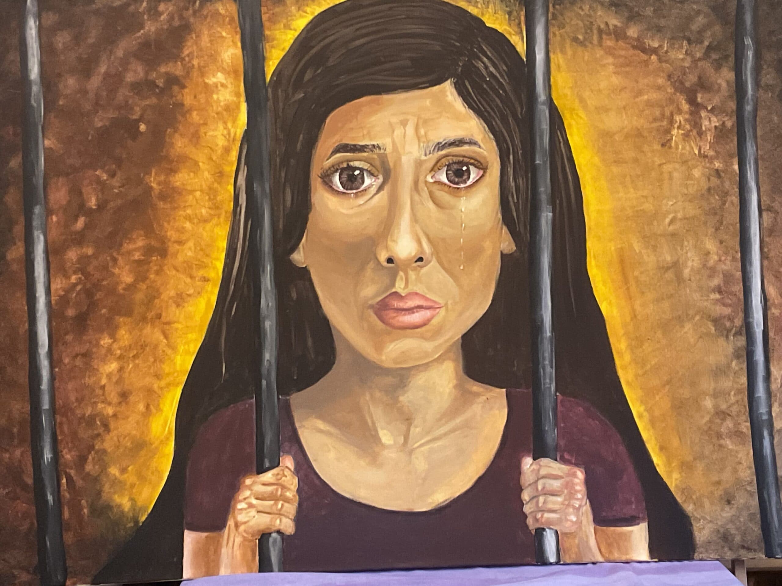 Turning pain into purpose, one brushstroke at a time: Red Flags – Art as a Voice exhibition