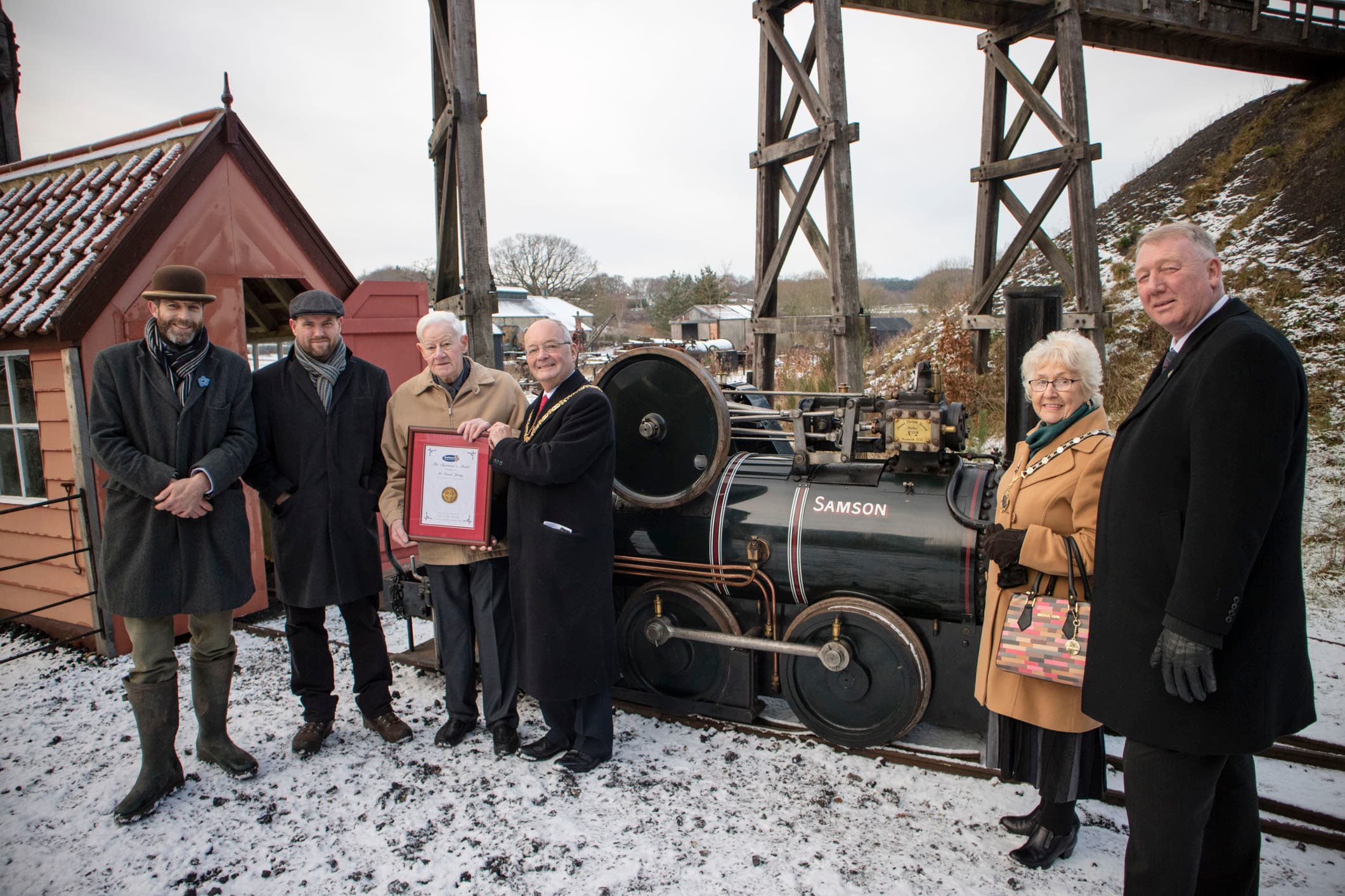 Beamish Honours 80-year-old Who Built Steam Engine from Scratch