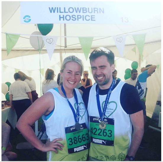 Katherine and Michael Complete Great North Run in Memory of their Father