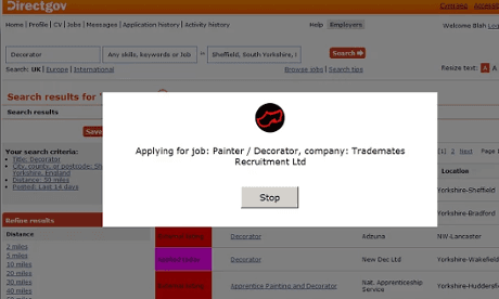 Jobseekers aided by web plugin