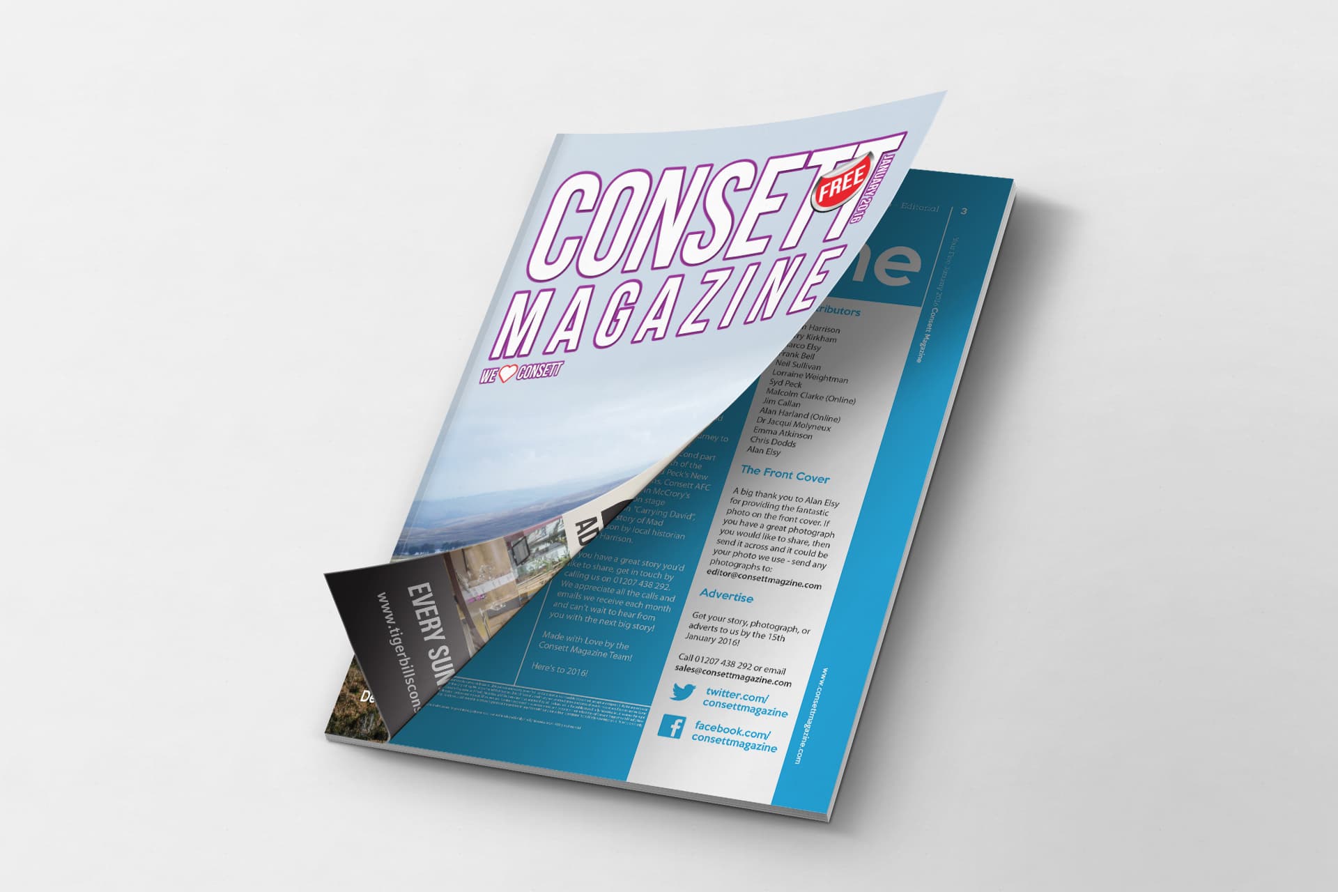 Consett Magazine – January 2016 Editorial
