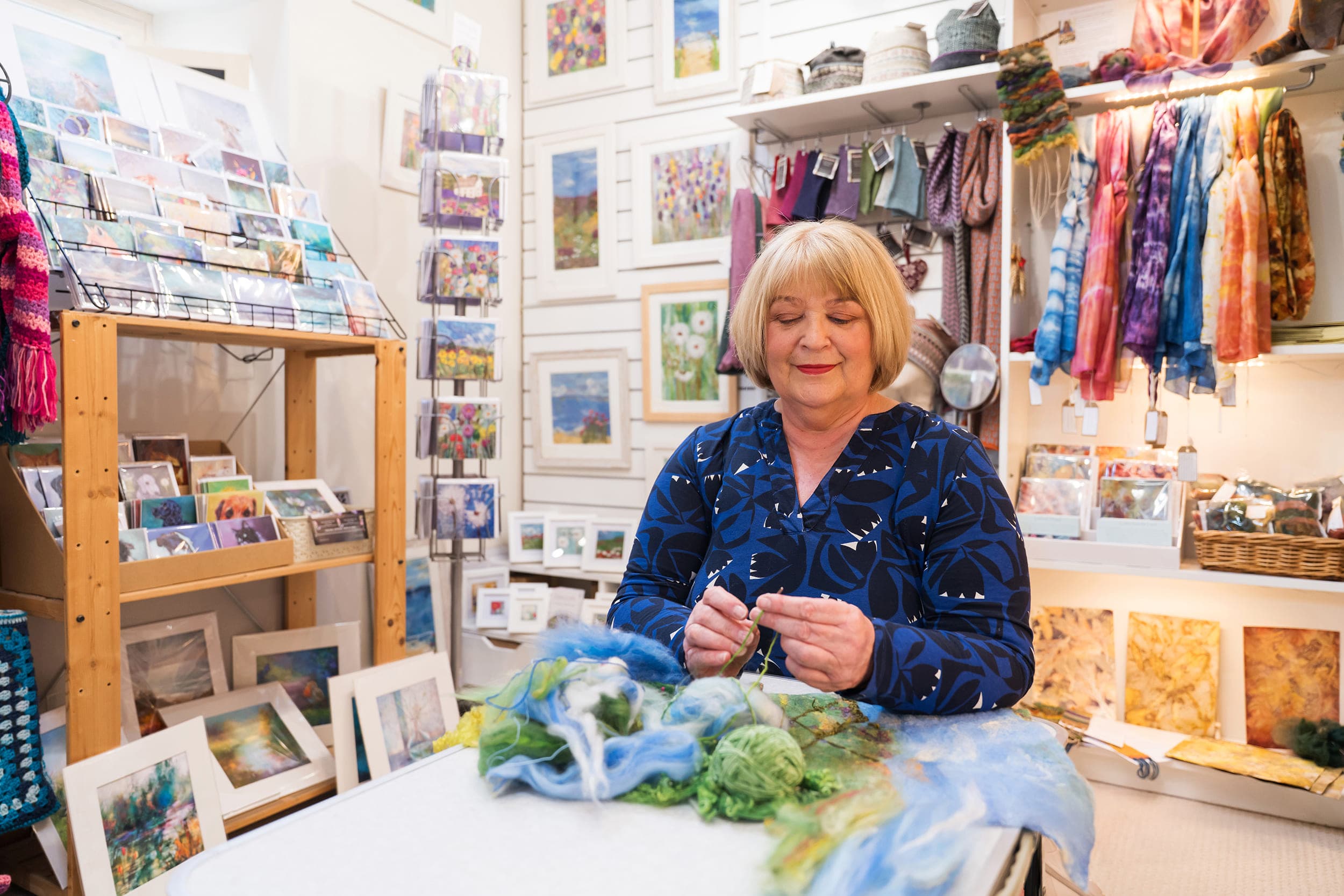 Meet the Local Artist Turning Wool into Wall Art in Blanchland