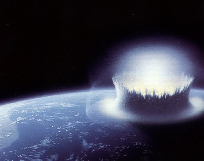 Asteroid Impact Sent Life to Mars