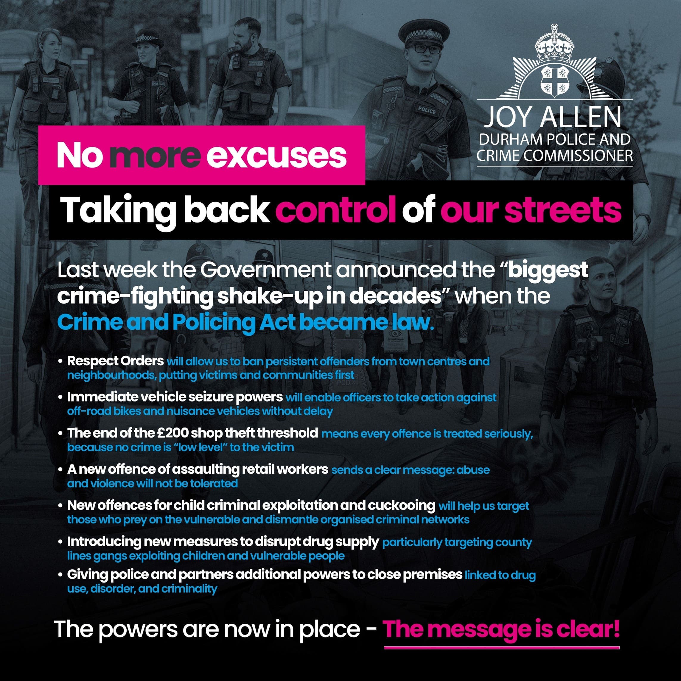 No More Excuses: Taking Back Control of Our Streets