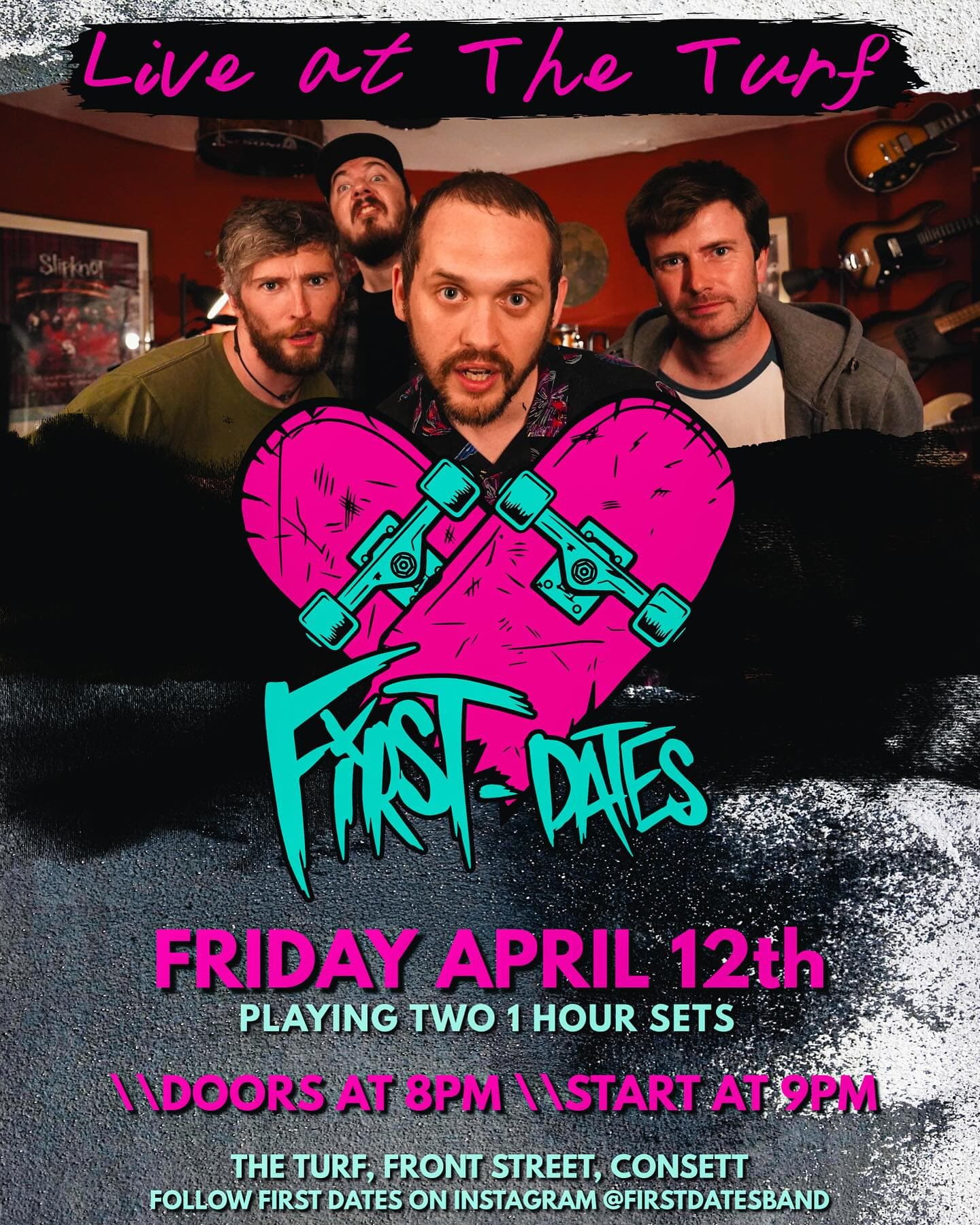 First Dates’ Pop Punk and Blink-182 Tribute Band at THE TURF! (Cancelled)