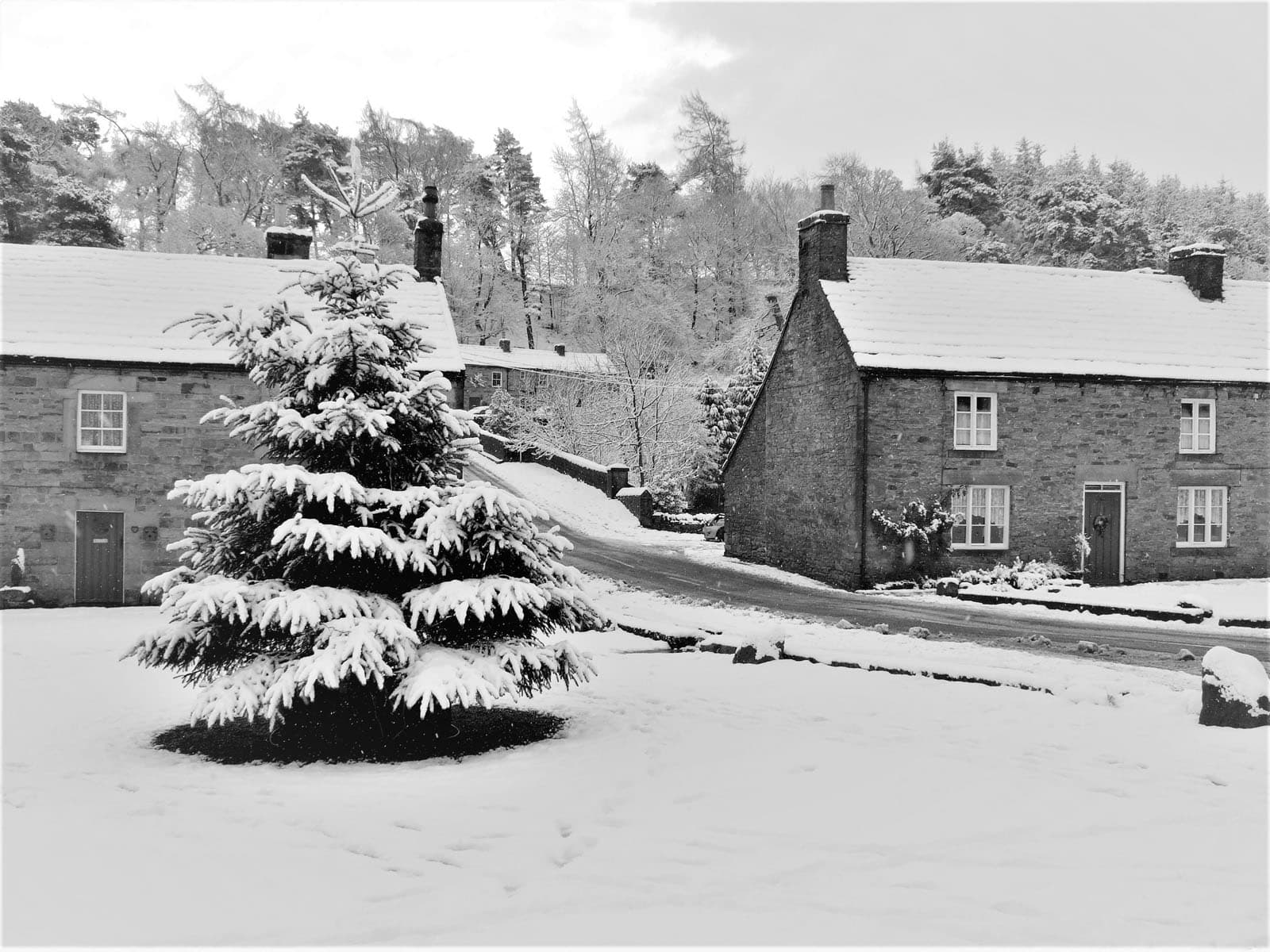 Snow in Consett by Michael Curry