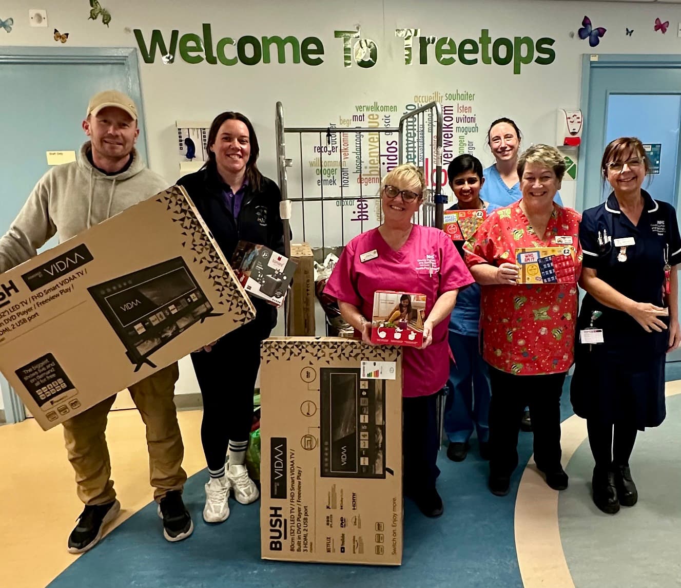 Consett Nursery Donates TVs and Tonieboxes to Bring Comfort to Young Patients at North Durham Hospital