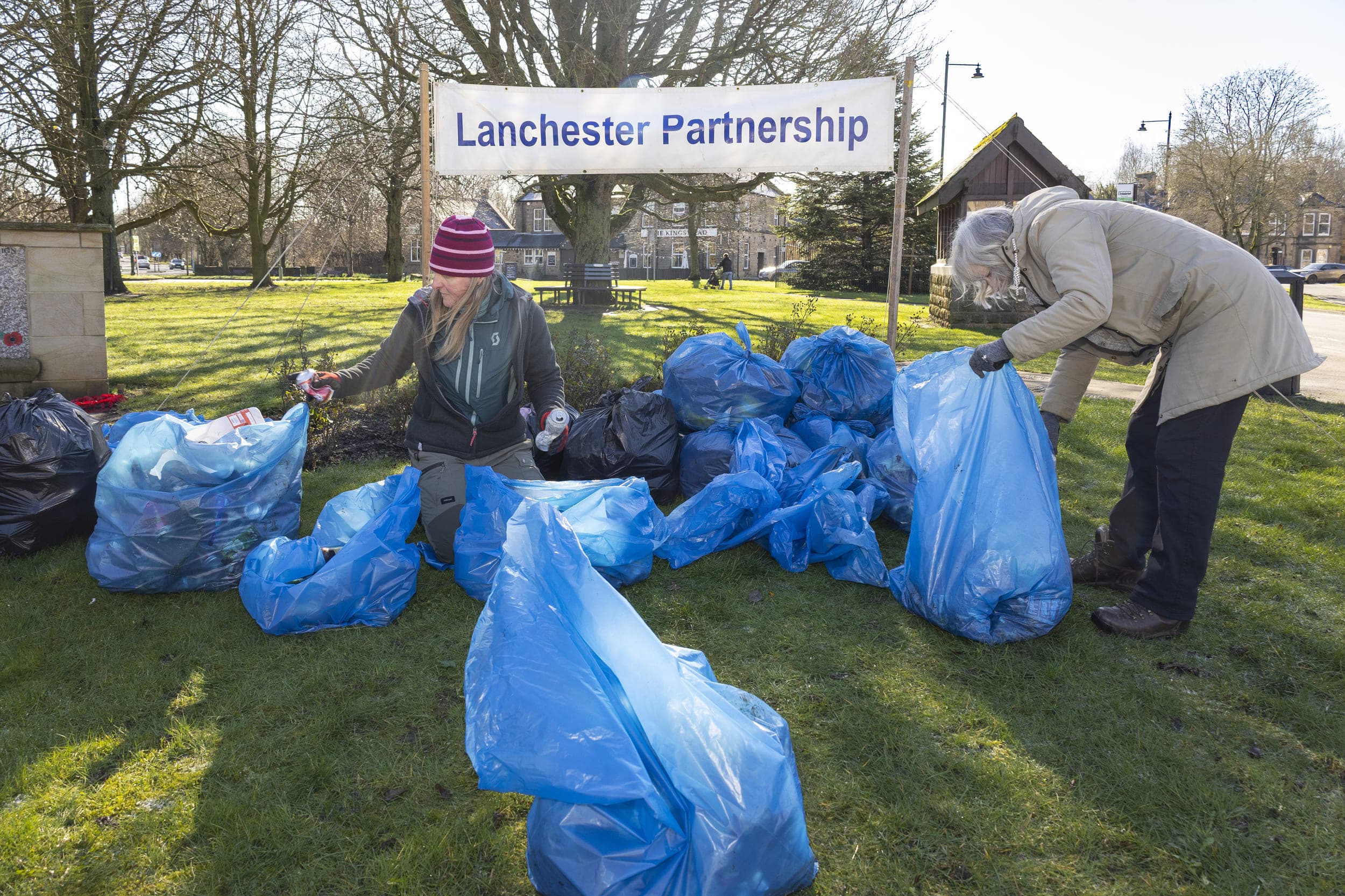 60 Volunteers Collect 50 Bags in Lanchester Clean-Up