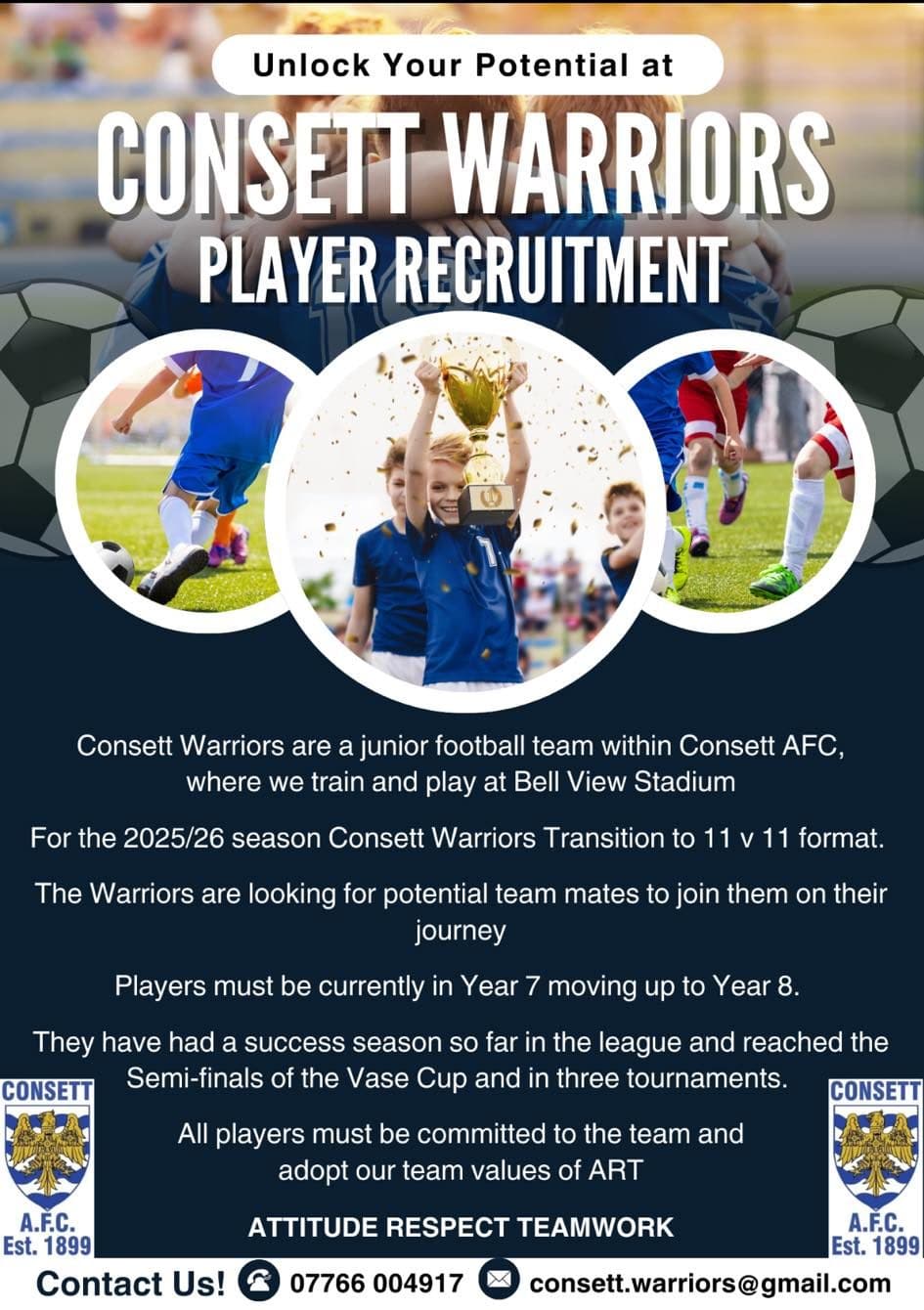 Consett Warriors Kick Off Player Recruitment for 2025/26 Season