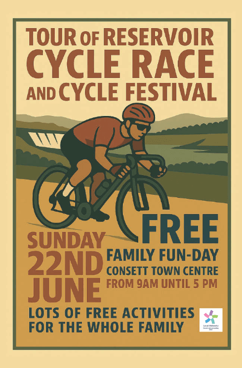 Tour of the Reservoir Returns to Consett with Family Festival
