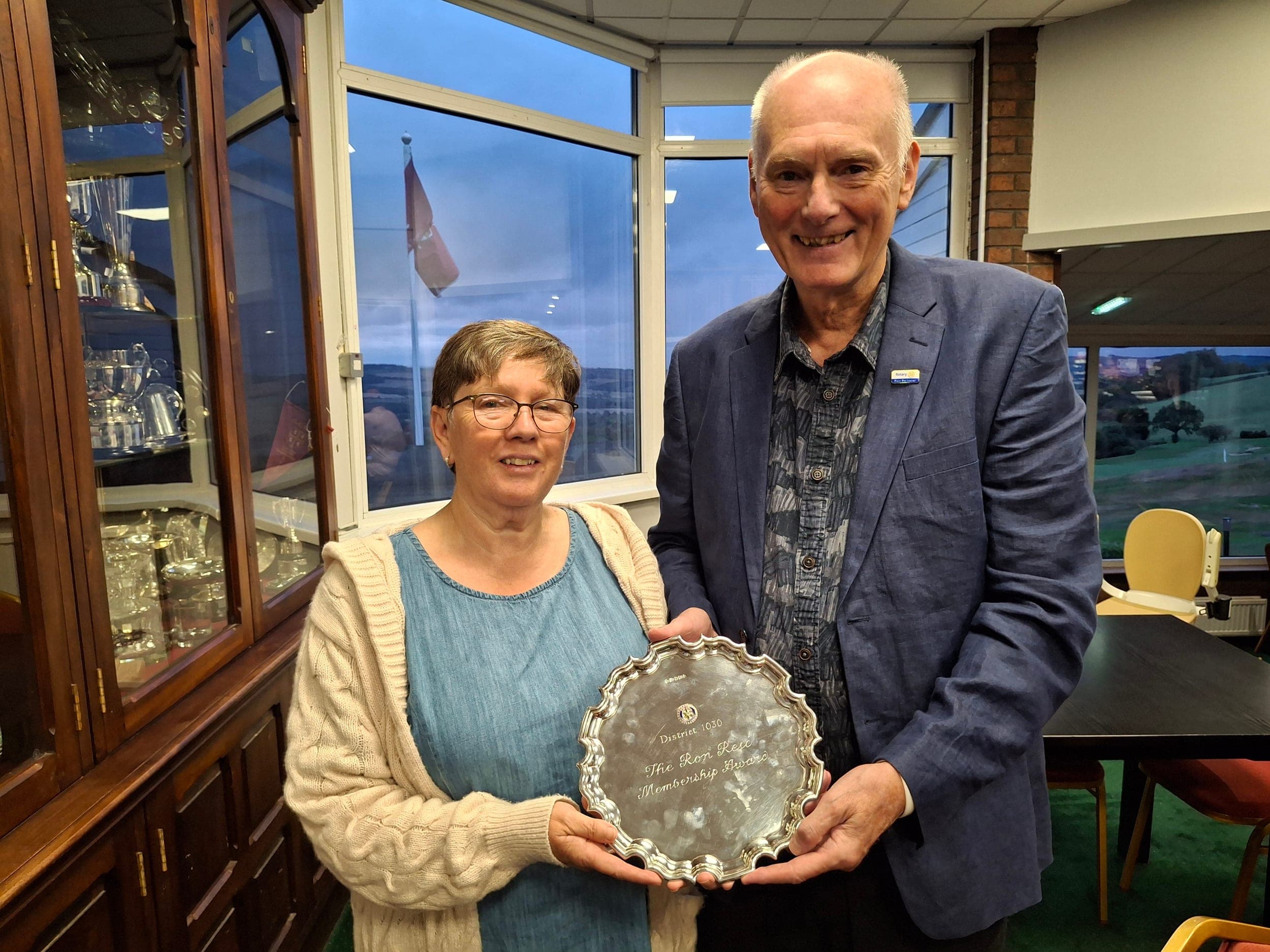 Fifteen new members, and a district award to show for it