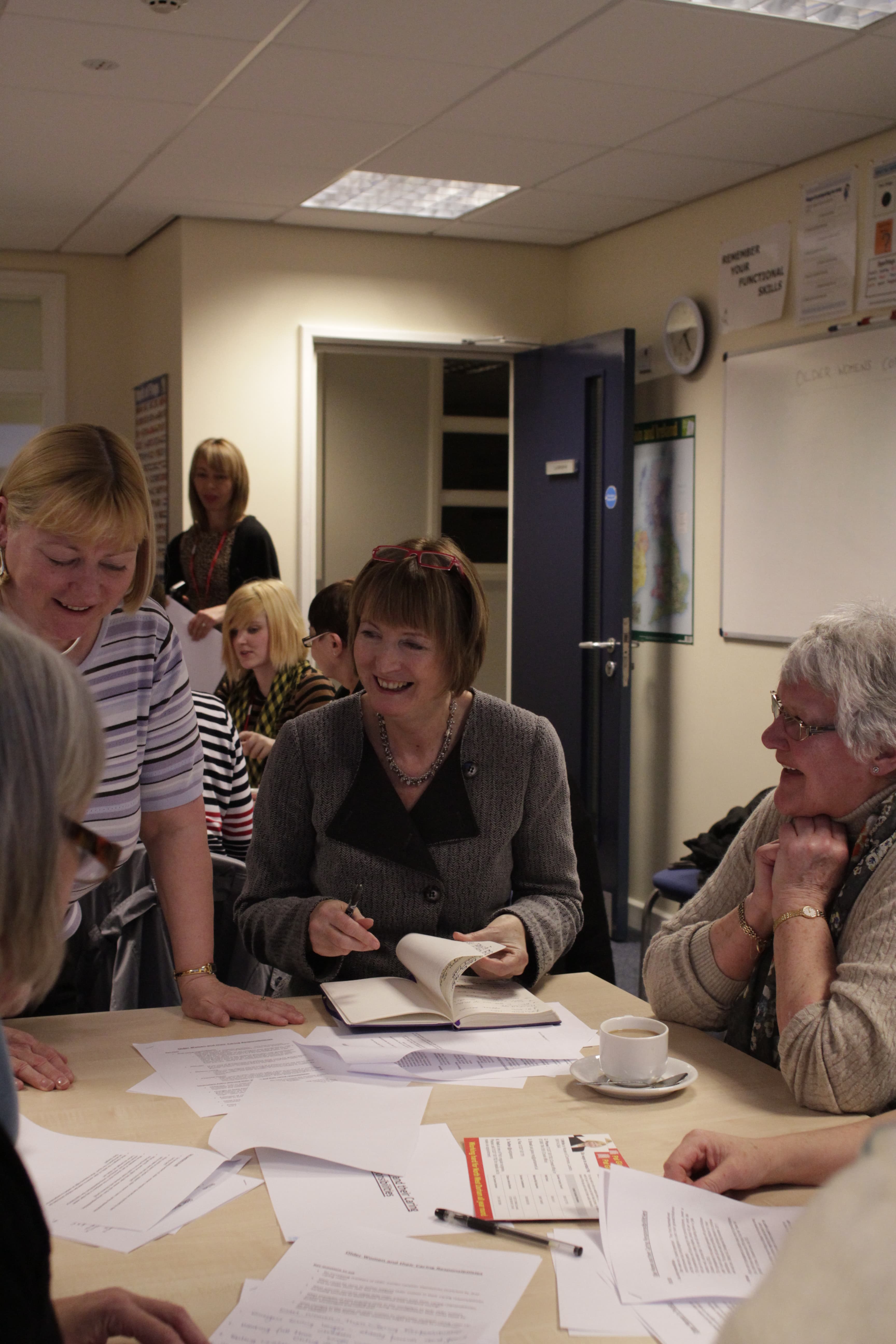 Harriet Harman Visits Derwentside College