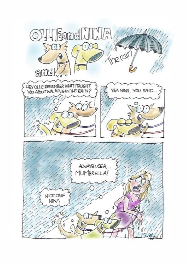 Brains in the Rain – Ollie and Nina