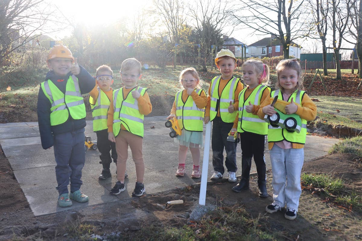 Castleside Constructors: Castleside Primary School Pupils Take on Nursery Construction Project!