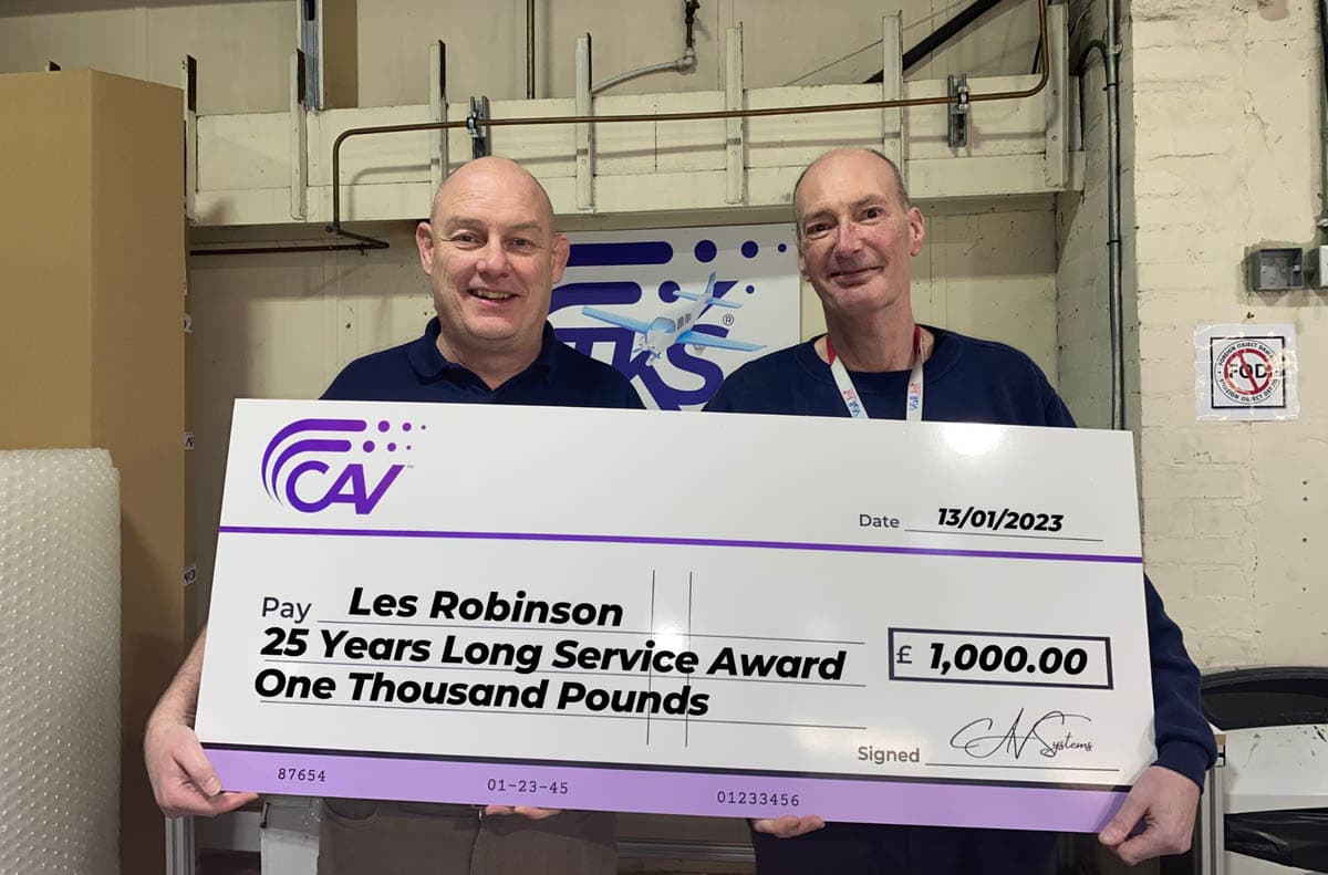 LESLEY ROBINSON, CELEBRATES 25 YEARS AT CAV