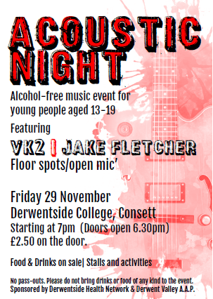 Under 19’s Acoustic Night Comes To Consett
