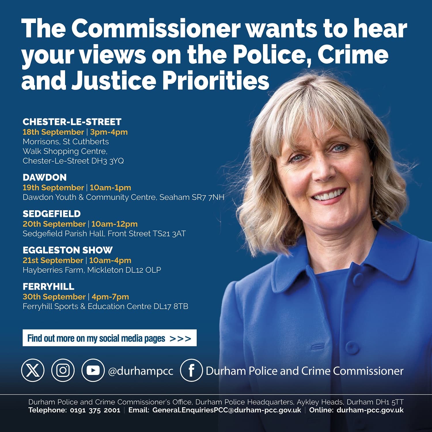 Join us as we help shape the future of policing in County Durham and Darlington