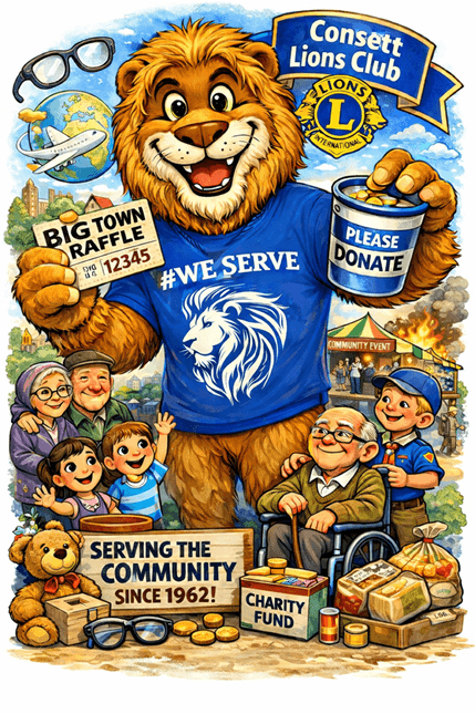 Consett Lions Annual Town Raffle Returns To Support Local Causes