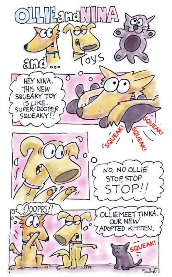 Ollie and Nina and… Toys – By Neil Sullivan