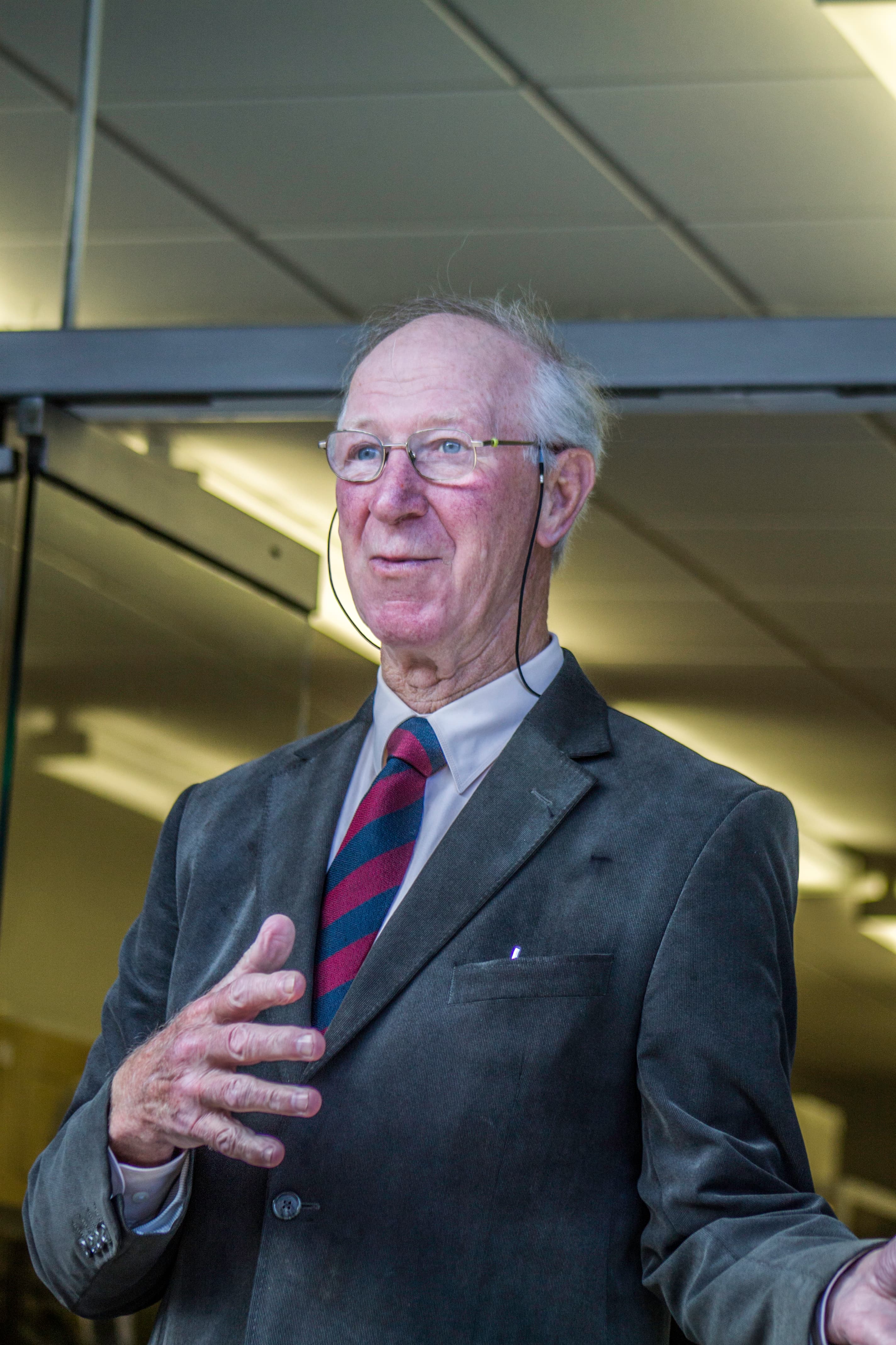 Jack Charlton Opens New YMCA Shop In Consett