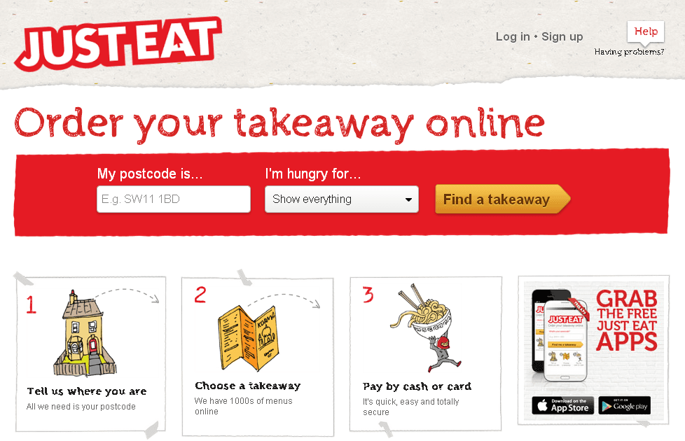 Just Eat Valued at Almost £1.5bn