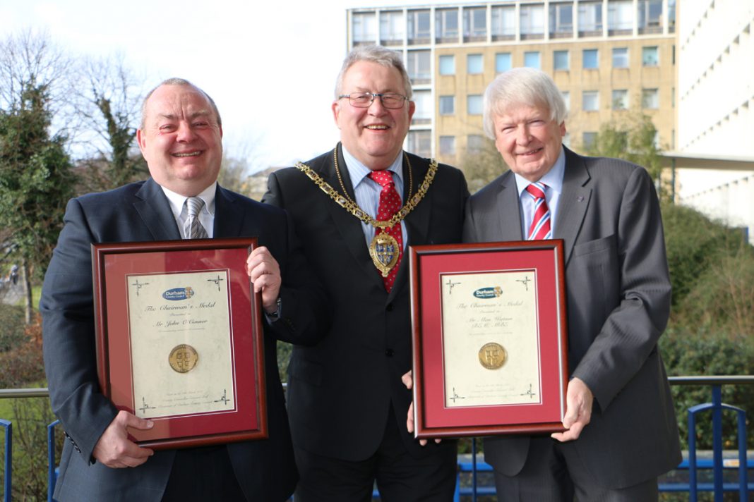 County Durham Men Awarded Medal for Commitment to Grassroots Sport