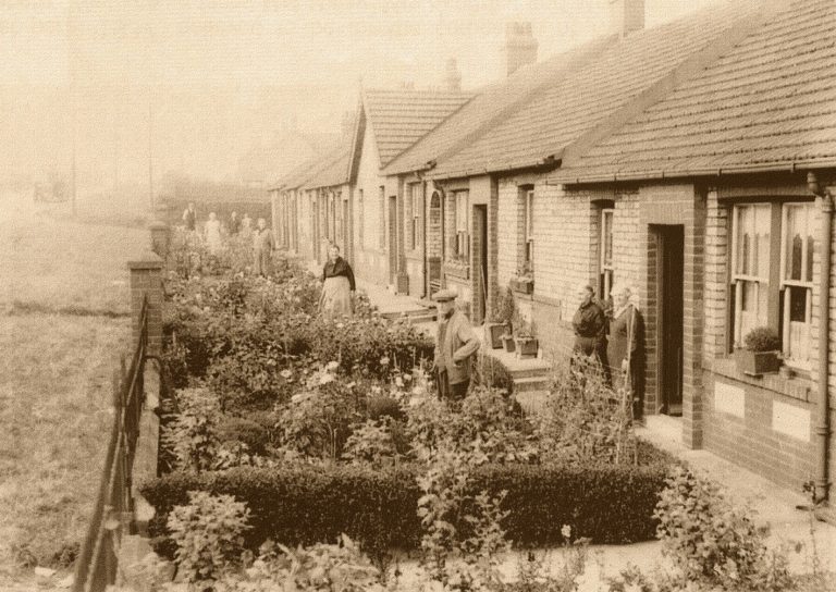 Cottages for the Aged Miners – Delves Lane – Consett History
