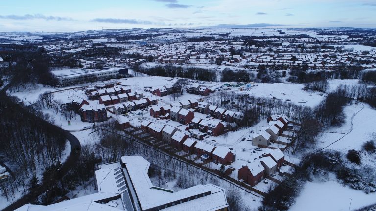 County Durham Battles Snow and Freezing Winter Weather