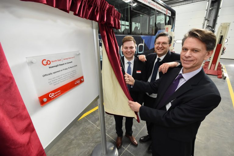 Go North East Open New Bus Depot in Consett