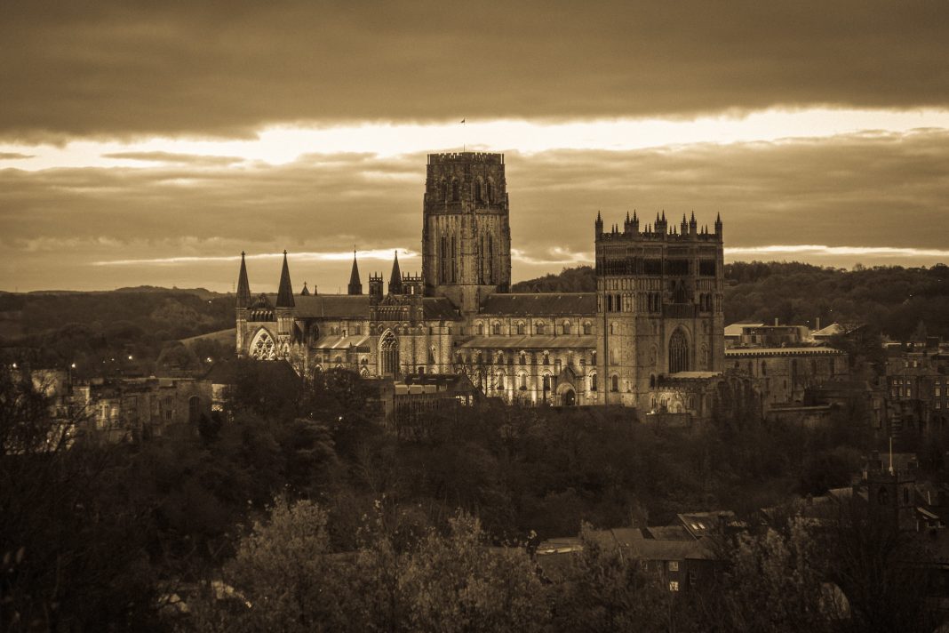 durham cathedral from wharton park