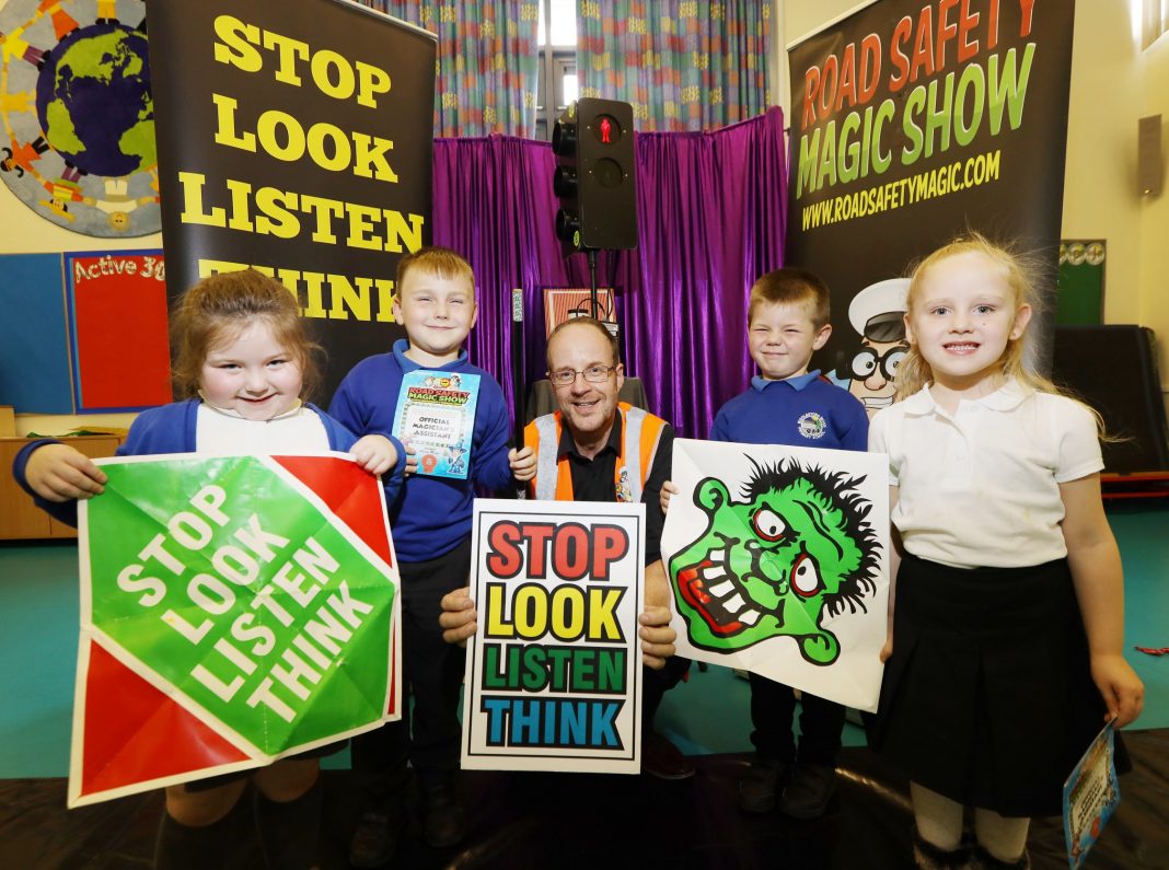 Road safety magic show
