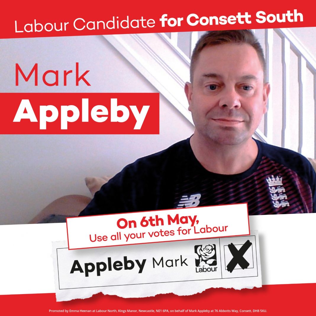 Clean And Green - Mark Appleby, Consett South Labour Candidate
