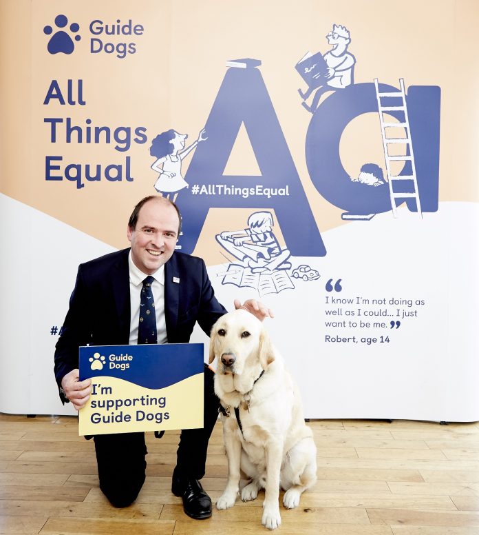 Richard Holden MP Supports Guide Dogs’ “All Things Equal” Campaign