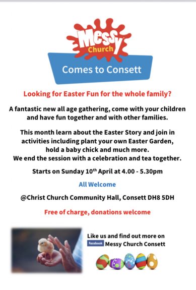 Messy Church Comes to Consett !