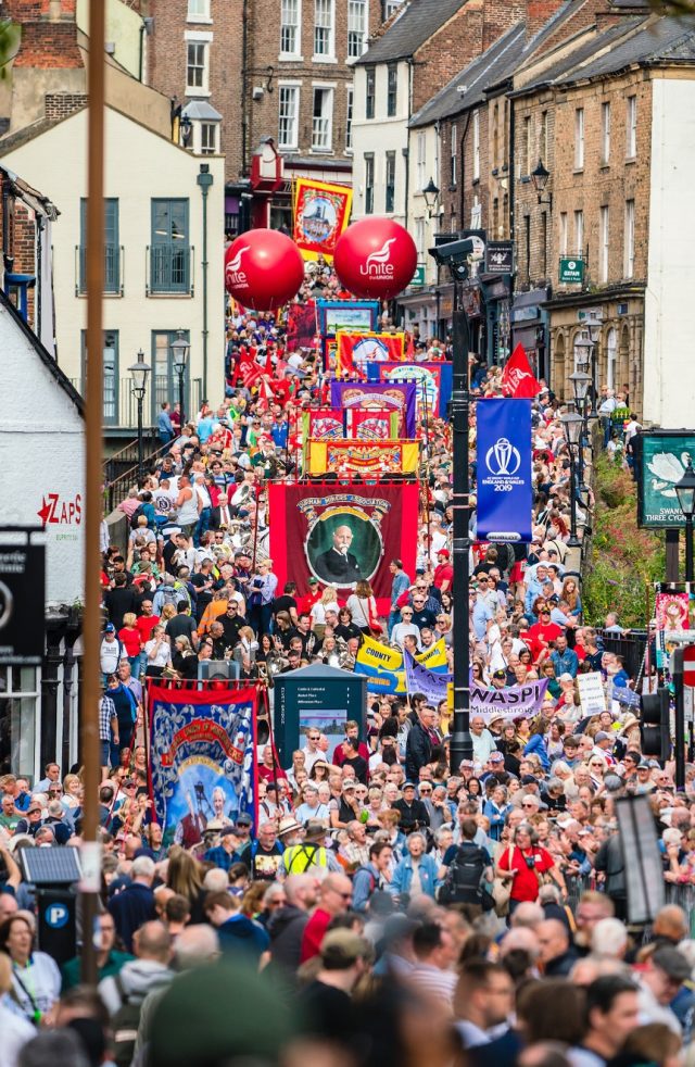 The 137th Durham Miners Gala will take place on Saturday 8 July 2023.