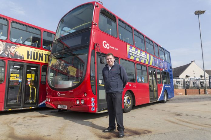 Consett, Co. Durham, ENGLAND -10th August 2020: Corona virus Lockdown images, General images taken of Key Workers at Consett Bus Station, including Drivers, Bus Cleaners and passengers. Consett Bus Station, Consett, Co. Durham, ENGLAND (Photo by George Ledger Photography)