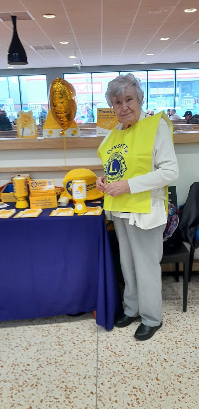 Consett Lions Club's Support for Marie Curie: Making a Difference Together