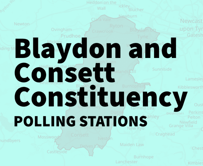 Blaydon and Consett Constituency - Polling stations July 2024