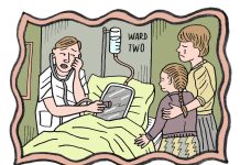 The Last Goodbye A poignant farewell: Father John Bagnall’s take on The Last Goodbye captures the emotional moment a beloved device is placed on life support—complete with a doctor, cables, and a tearful audience. Technology with heart… and a heartbeat.