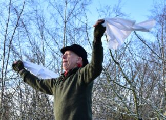 Wassailing at Lanchester Community Orchard Brings Winter Cheer Dancing among the trees, performers add colour and movement to the celebration, helping to chase away winter and welcome the coming spring.