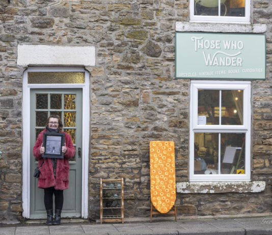 Those Who Wander: Sue Spencer’s Vintage Shop with Heart in Lanchester Sue Spencer outside Those Who Wander in Lanchester. 📷 George Ledger – Communities in Focus